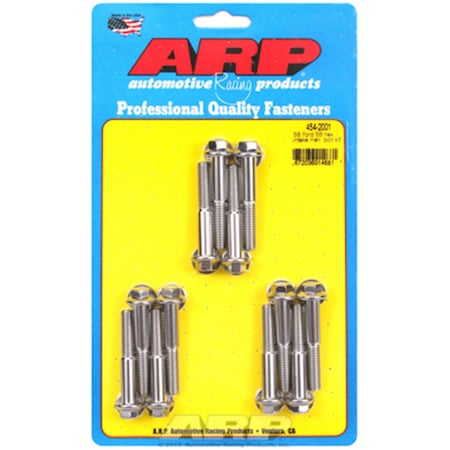 Arp Sb Ford Stainless Steel Hex Intake Manifold Bolt Kit A14-4542001